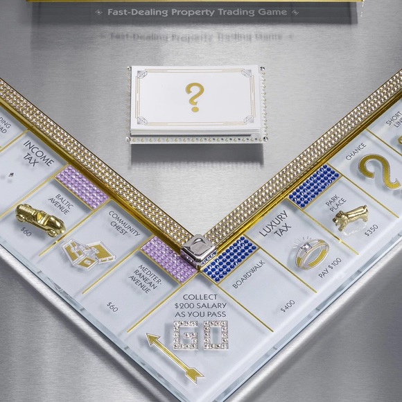 Monopoly 85th Anniversary Edition Premium Collectible Swarovski Crystals Sealed - Picture 2 of 4